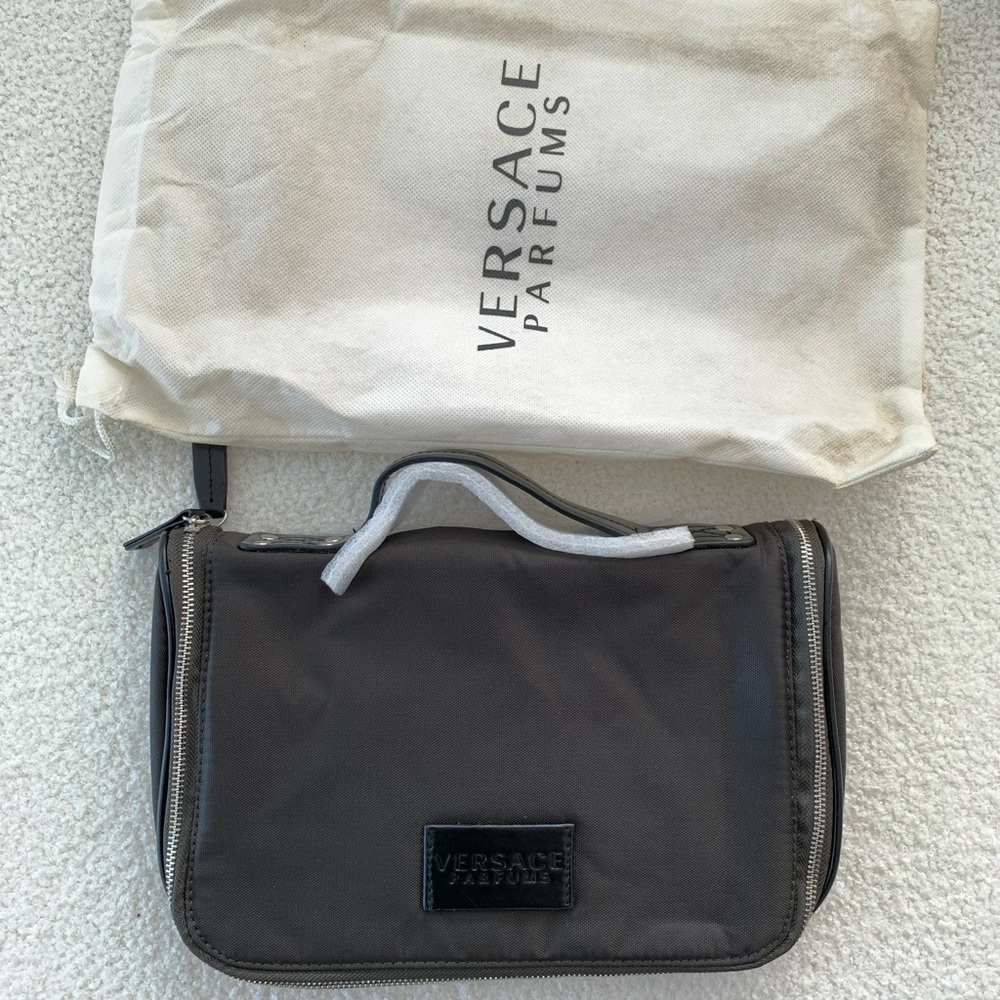 Versace parfums make up bag